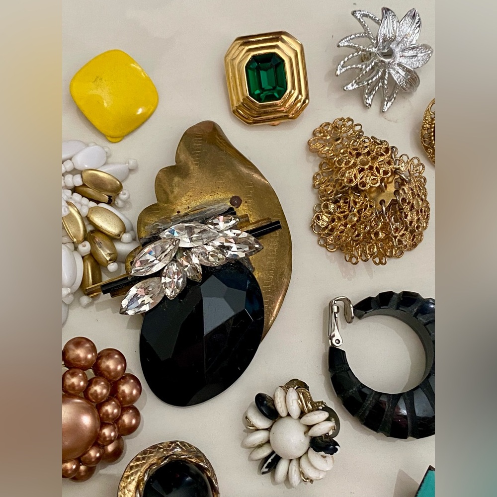 Vintage Single Earrings Lot / Craft Jewelry - Picture 6 of 12